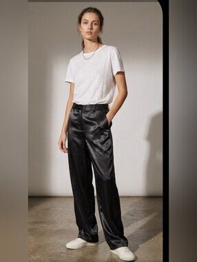Black Relaxed Fit  Trousers